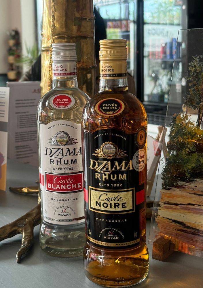 Dzama Rhum Cuvée Noire et Cuvée Blanche