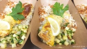 Plateau repas avec Poisson La Cuisien d'Hanta